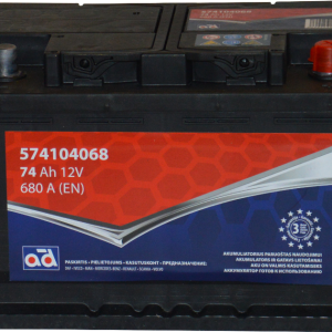 Akumuliatorius AD 74Ah 680A