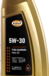 ALB ALYVA 5W-30 PILNAI SINTET. UNIVERSALI 1L
