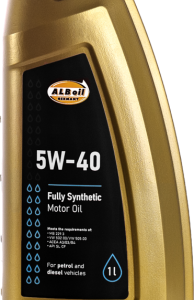 ALB ALYVA 5W-40 PILNAI SINTET. UNIVERSALI 1L