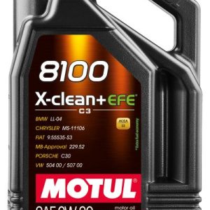 MOTUL 8100 X-clean+ EFE 0W30 5L