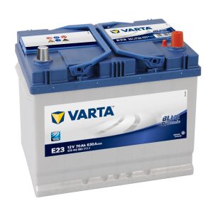 Akumuliatorius Varta E23 70Ah 630A